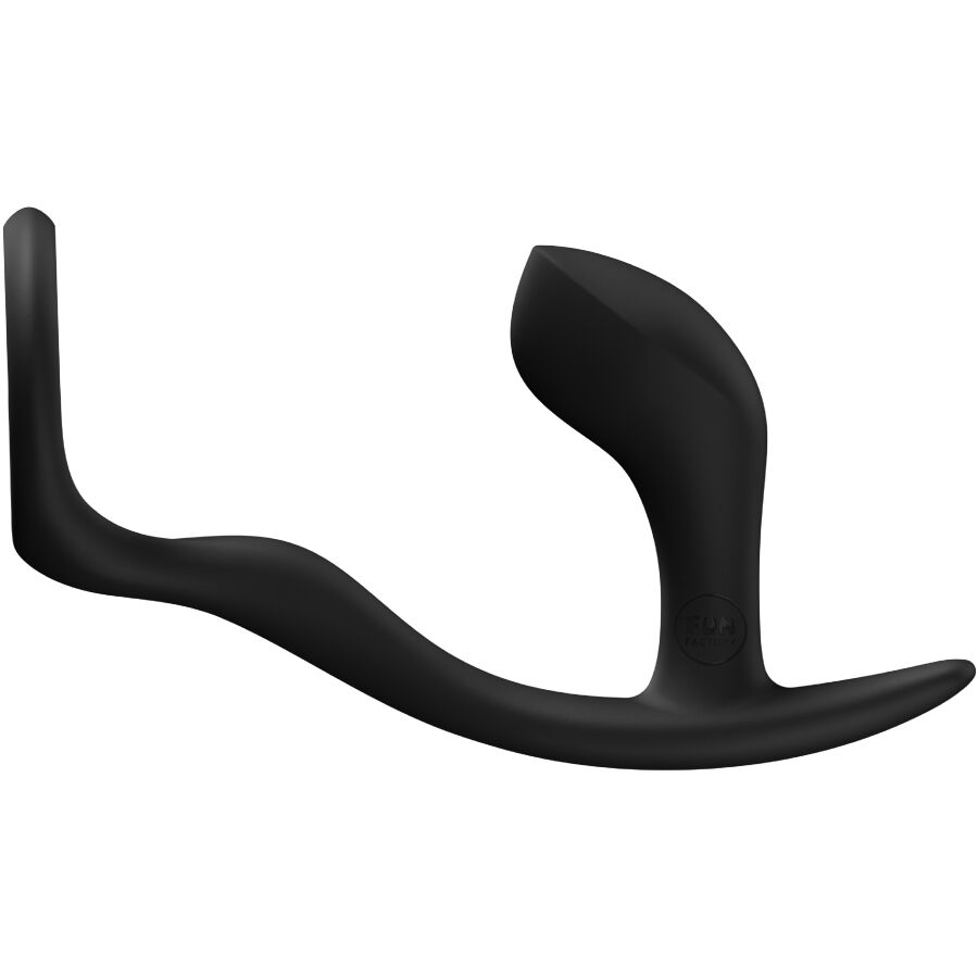 Anneau Pénien Plug Anal Bootie Ring Noir - Fun Factory