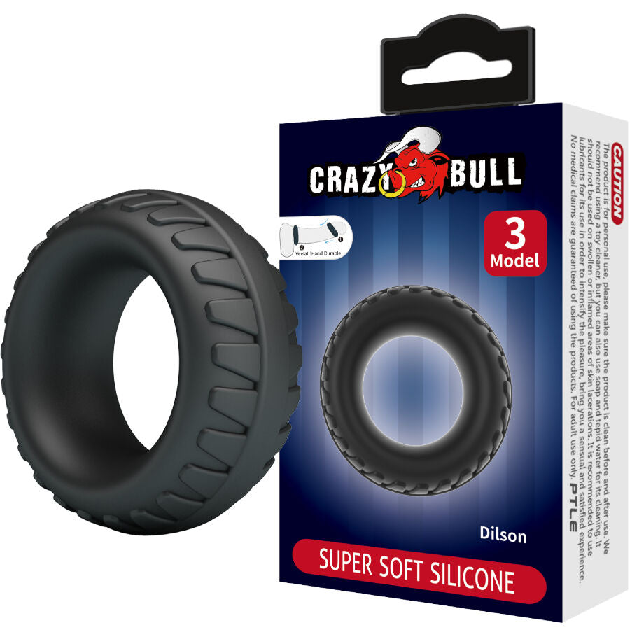 Anneau Pénien Silicone Dilson Modèle 3 - Crazy Bull