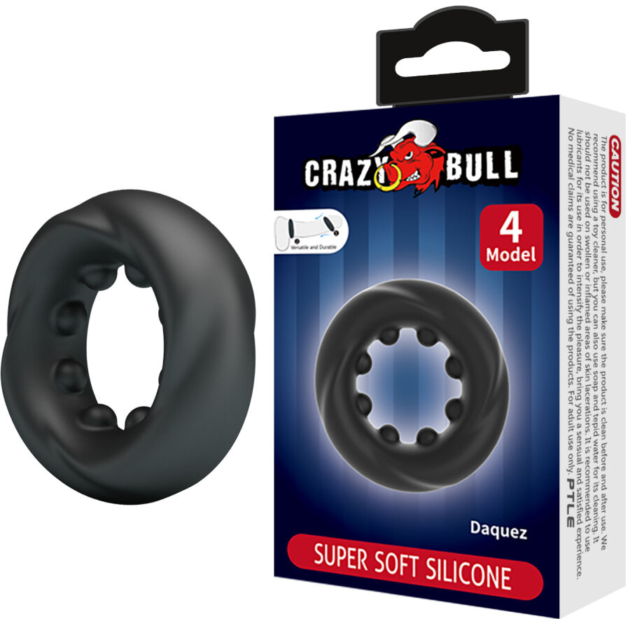 Anneau Pénien Silicone Daquez Modèle 4 - Crazy Bull
