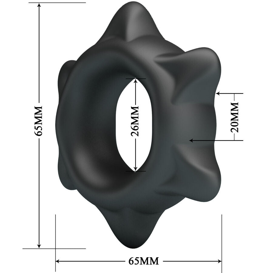 Anneau Pénien Silicone Ethaniel Modèle 11 - Crazy Bull
