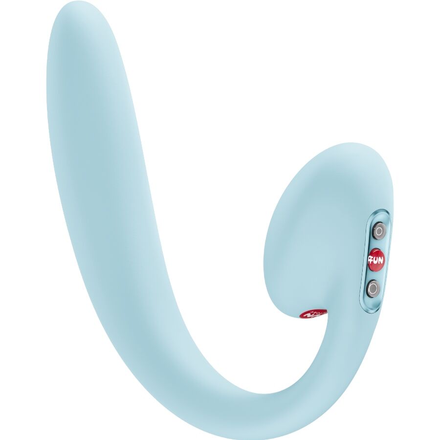 Vibrateur Rabbit Stronic Pulse Crescendo Bleu Glacé - Fun Factory