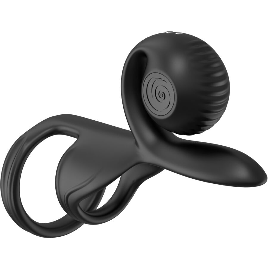 Anneau Vibrant Couples JOVI Télécommande Noire - Snail Vibe