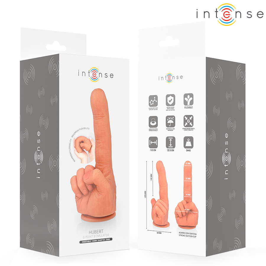 Stimulateur Point G Hubert Main Flexible 14,2 cm - Intense