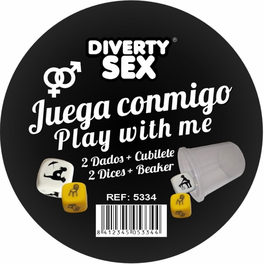 Jeu de Dés Érotiques Positions et Lieux avec Gobelet - Diablo Picante