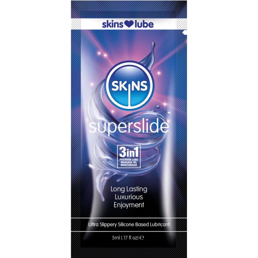 Lubrifiant Silicone Superslide Dose Unique 5ml - Skins - SKINS