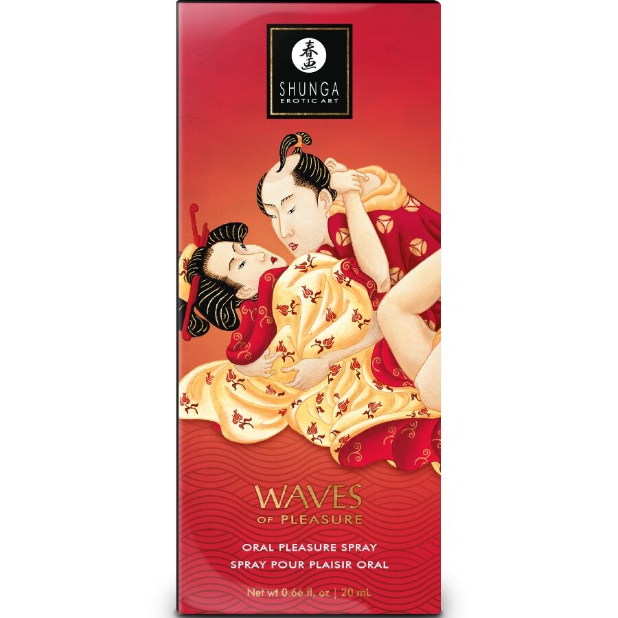 Spray Oral Waves Pleasure Seductive Fraise - Shunga - SHUNGA APHRODISIACS