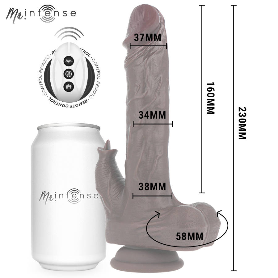 Vibromasseur Réaliste Morgan Télécommandé 23cm - MR INTENSE
