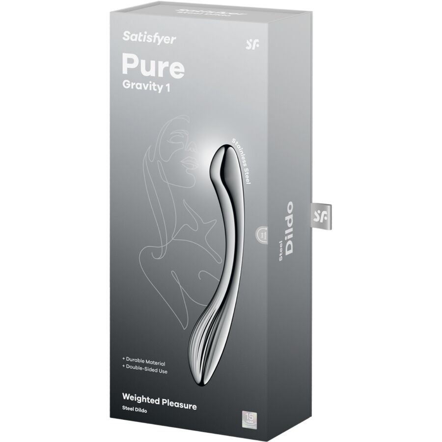 Gode Double Extrémité Pure Gravity 1 Acier - Satisfyer