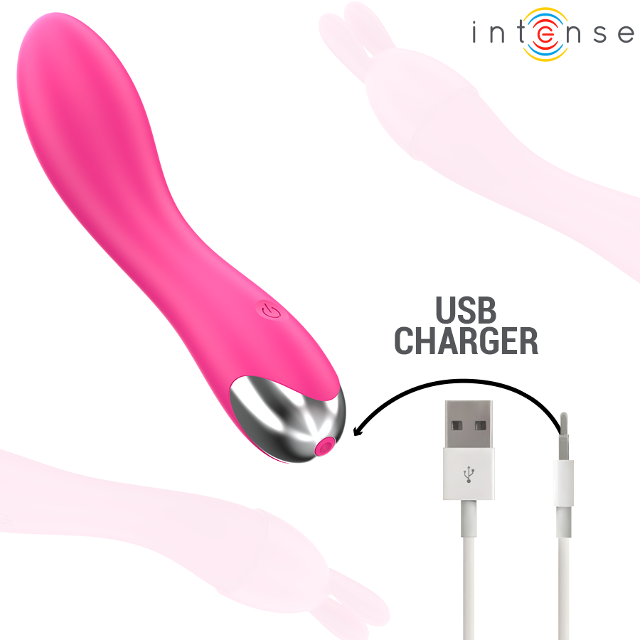 Vibrateur Clitoridien Cher 4 Embouts Interchangeables - Intense