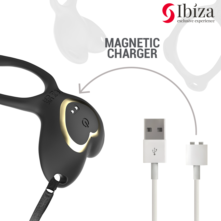 Vibrateur Couple Iel Forme Cœur avec Télécommande - Ibiza