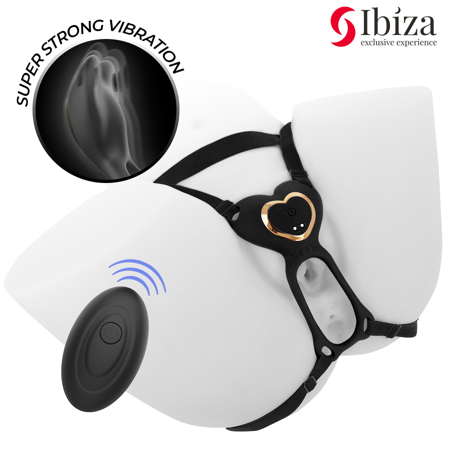 Vibrateur Couple Iel Forme Cœur avec Télécommande - Ibiza