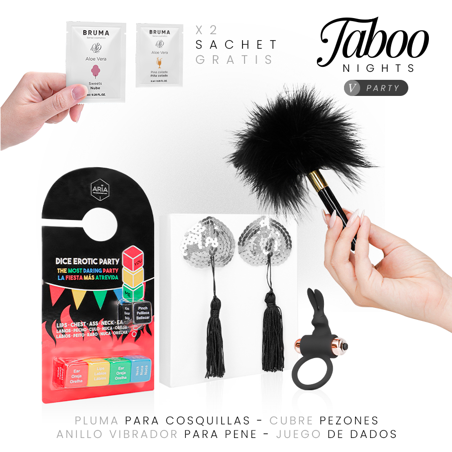 Coffret érotique Taboo Nights 5 Party - Jeu sensuel pour couples - TABOO NIGHTS