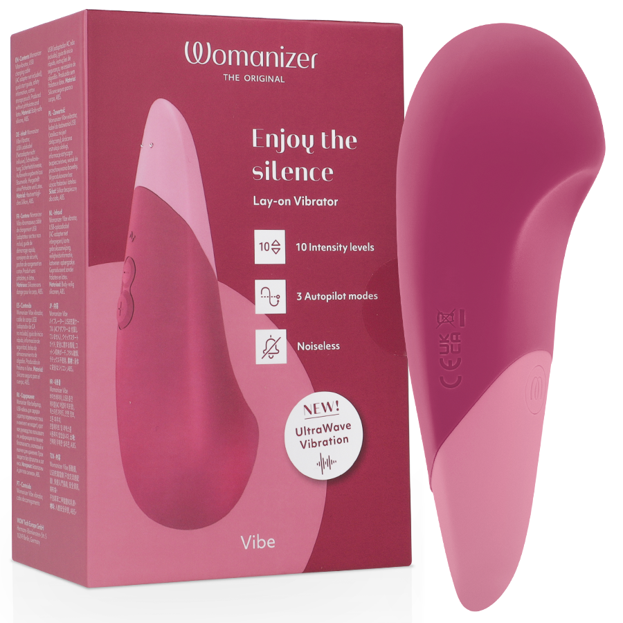 Vibromasseur Womanizer Vibe Lay-On Rose - Womanizer