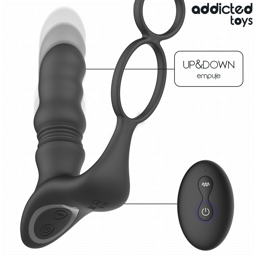 Masseur Prostatique Up&Down Triple Moteur - Addicted Toys