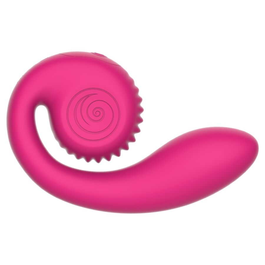 Vibrateur Double Stimulation Gizi Lite Rose - Snail Vibe