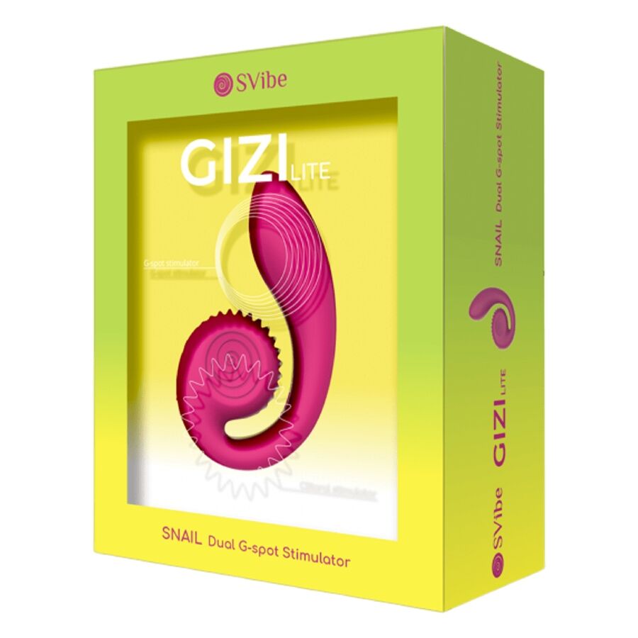 Vibrateur Double Stimulation Gizi Lite Rose - Snail Vibe