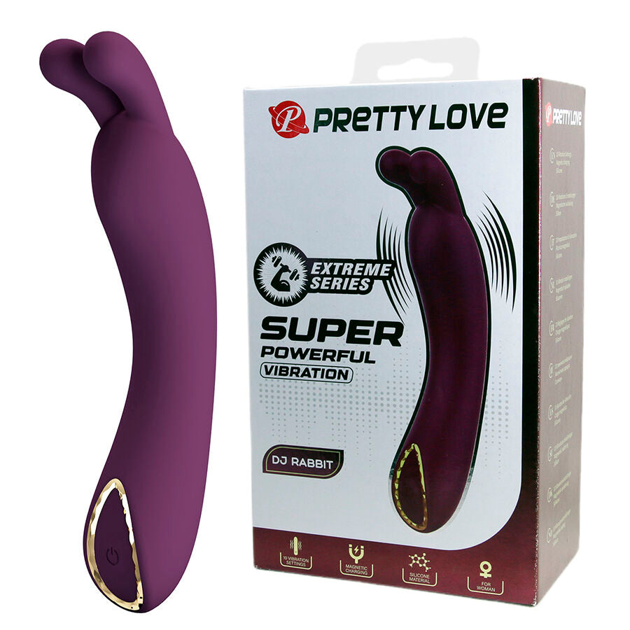 Vibromasseur DJ Rabbit Point G Violet - Pretty Love