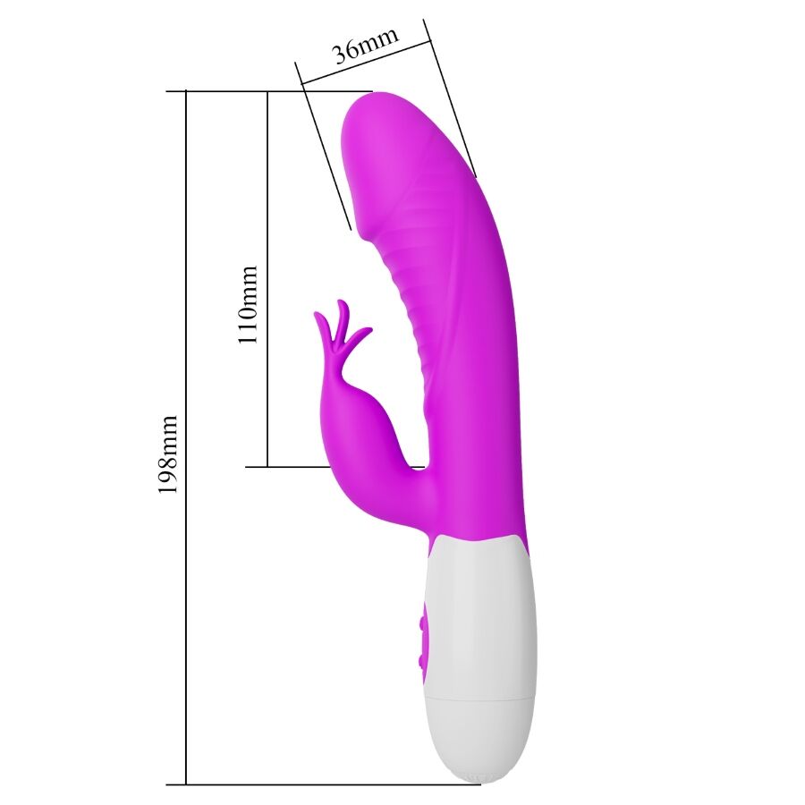 Vibromasseur Rabbit Rasmussen Point G Violet - Pretty Love
