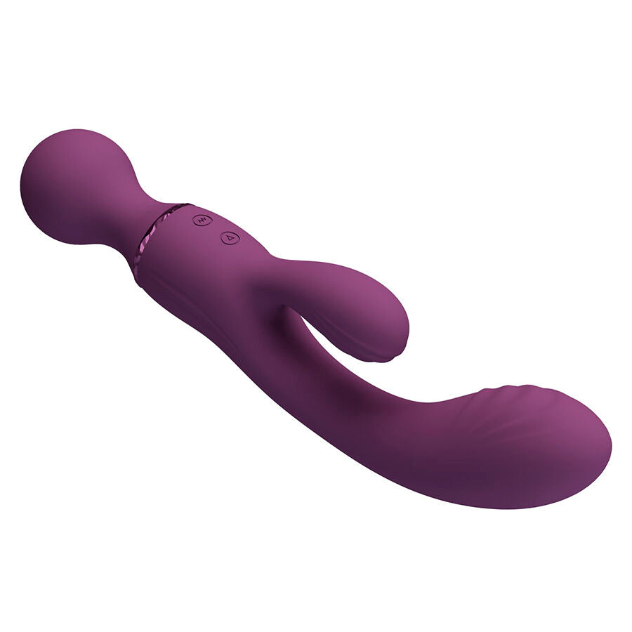 Vibromasseur Rabbit Point G Violet Polyvalent - Pretty Love