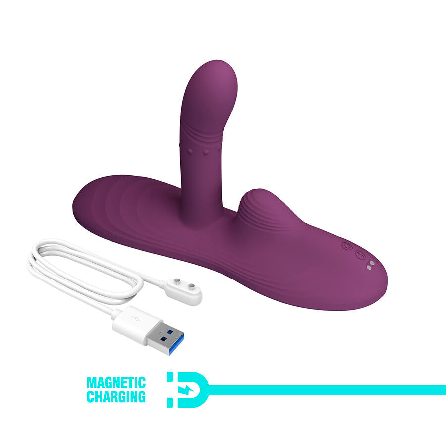 Vibrateur Position Assise Luka avec Chauffant - Pretty Love