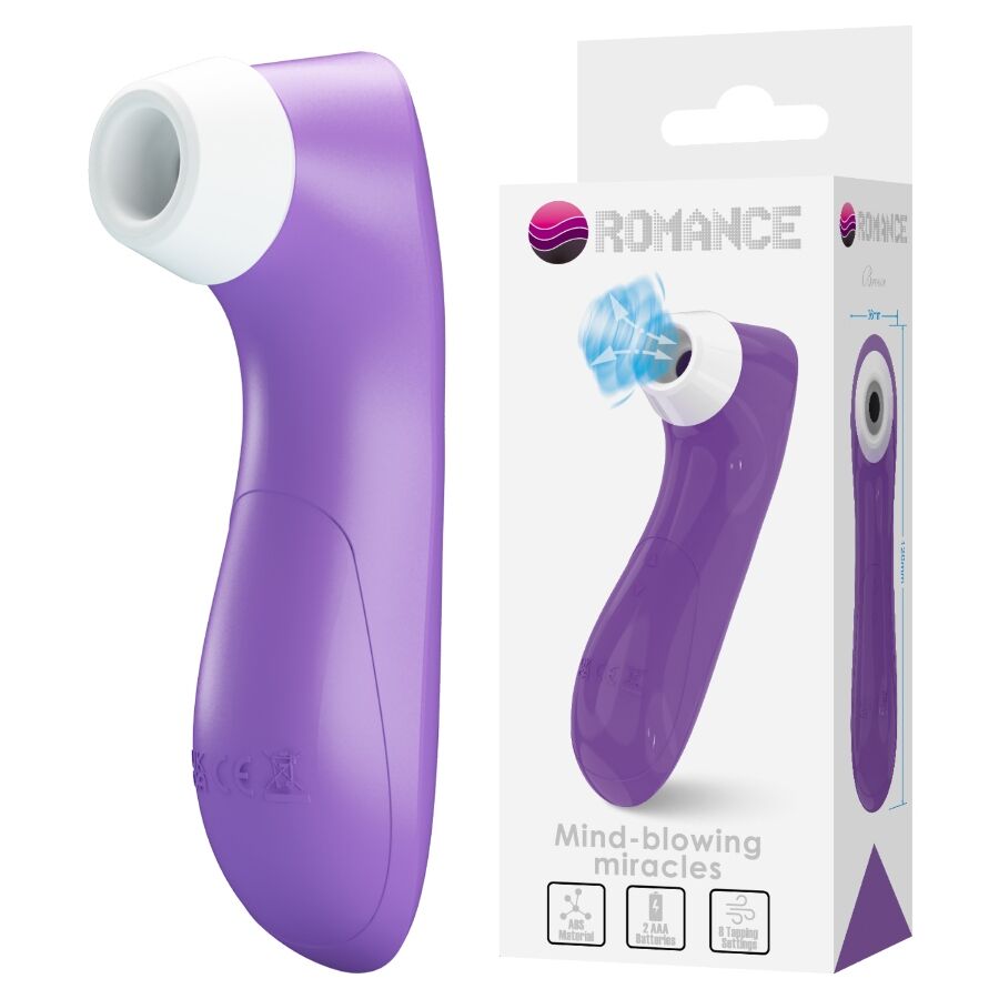 Stimulateur Clitoris Romance Violet - Succion 8 Intensités