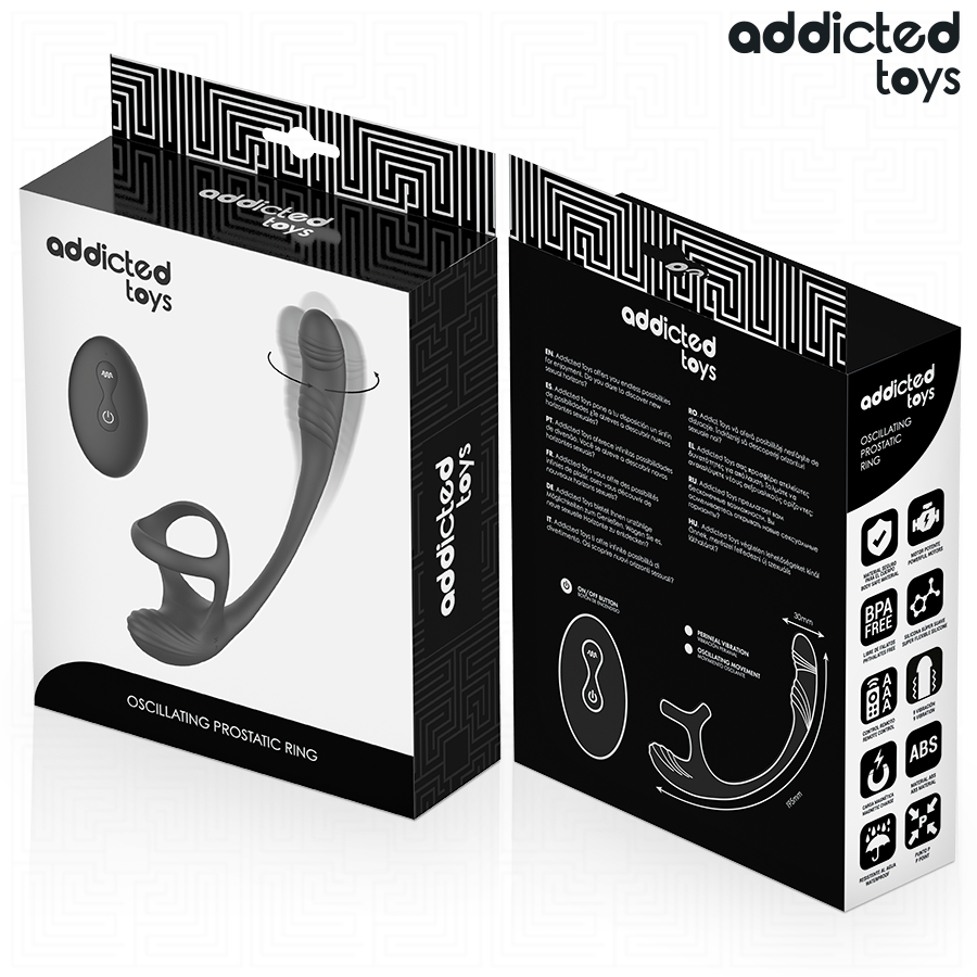 Stimulateur Masculin Vibrant Triple Zones - Addicted Toys
