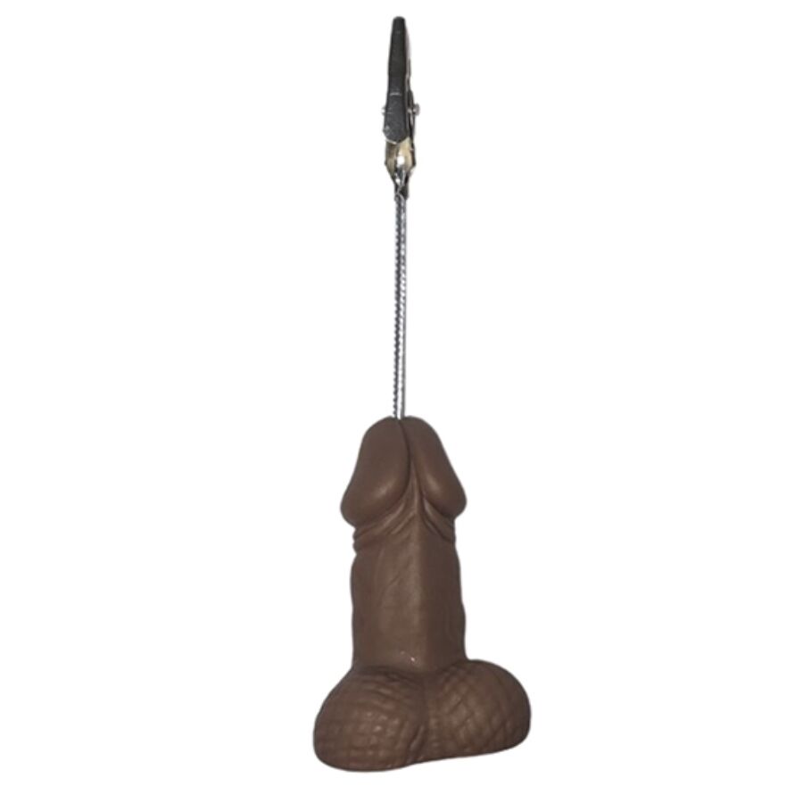 Clip Porte-Notes Pénis Ton Foncé - Diablo Picante