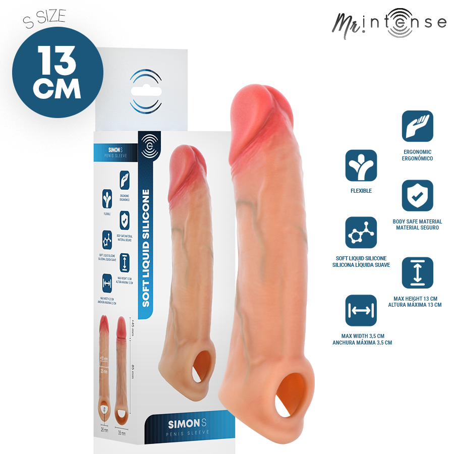 Manchon Pénien MR INTENSE Simon Ultra-Réaliste S - MR INTENSE