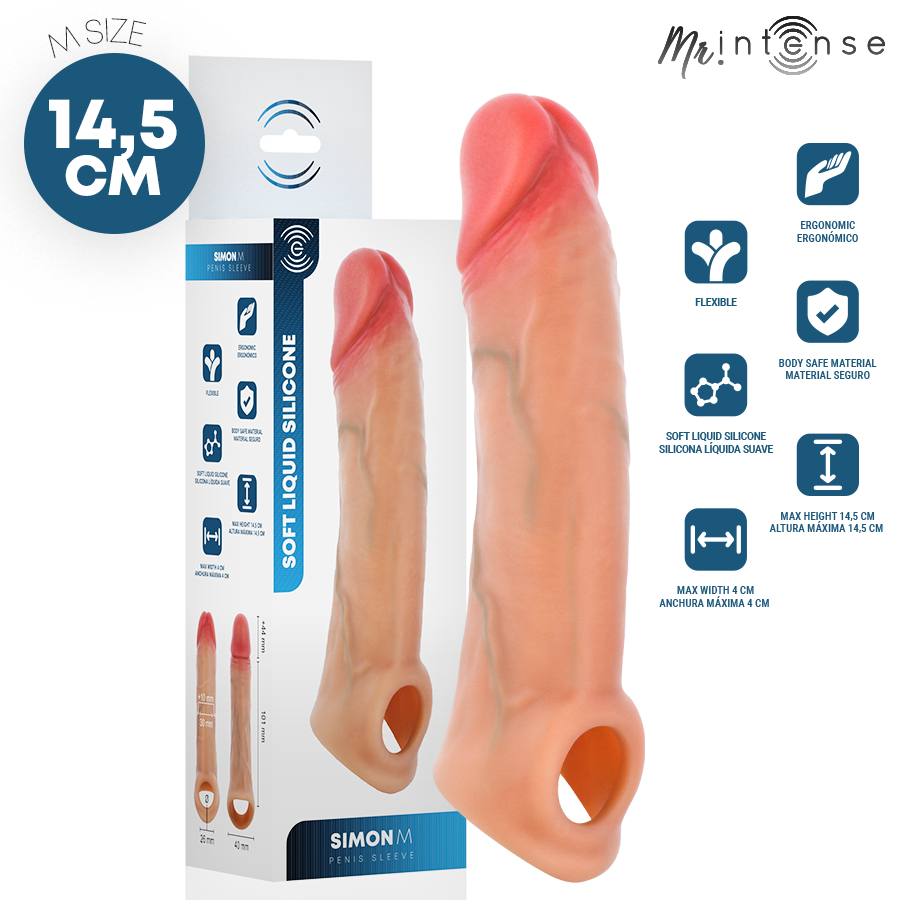 Manchon Pénien MR Intense Simon M 14,5 cm - Dreamlove