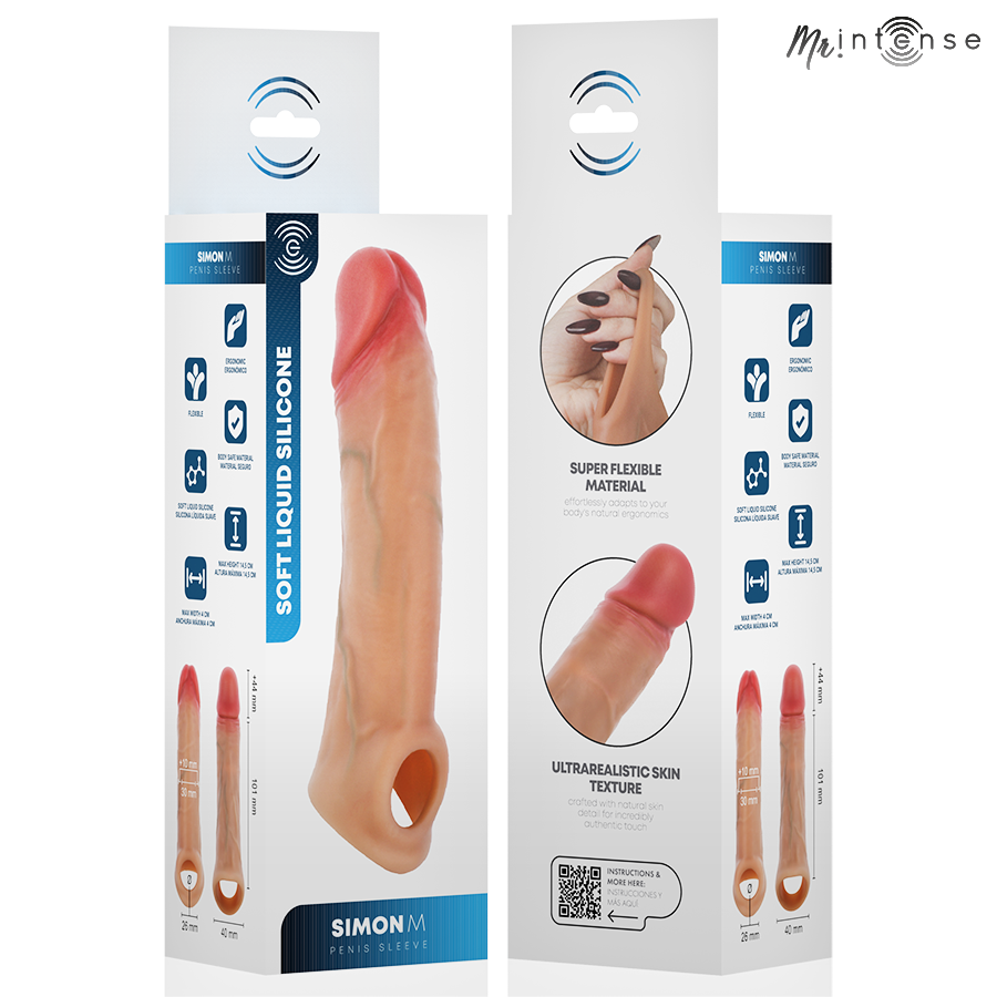 Manchon Pénien MR Intense Simon M 14,5 cm - Dreamlove