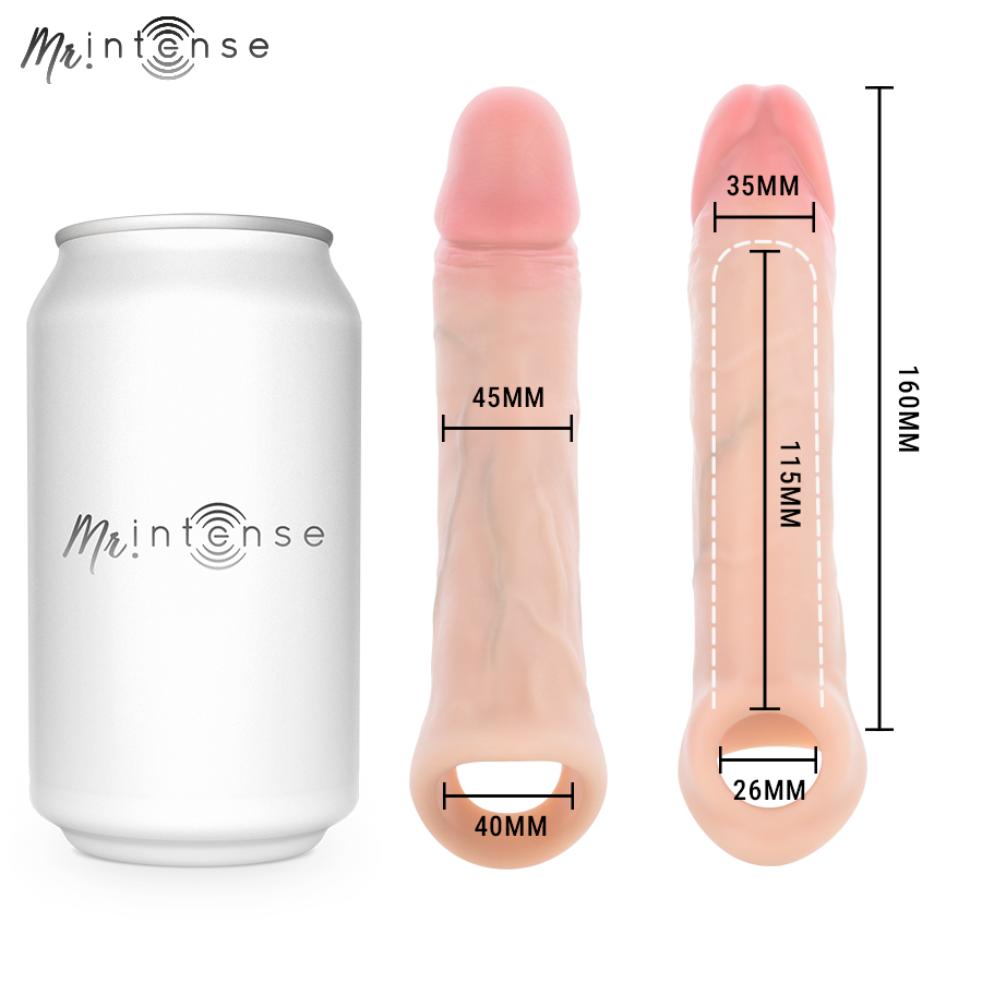 Manchon Pénien Mr Intense Simon L 16cm - 4,5cm Diamètre