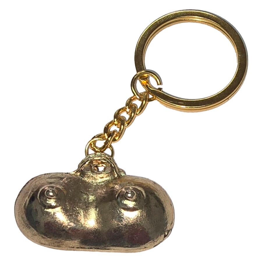 Porte-clés Métal Seins Dorés - Diablo Picante