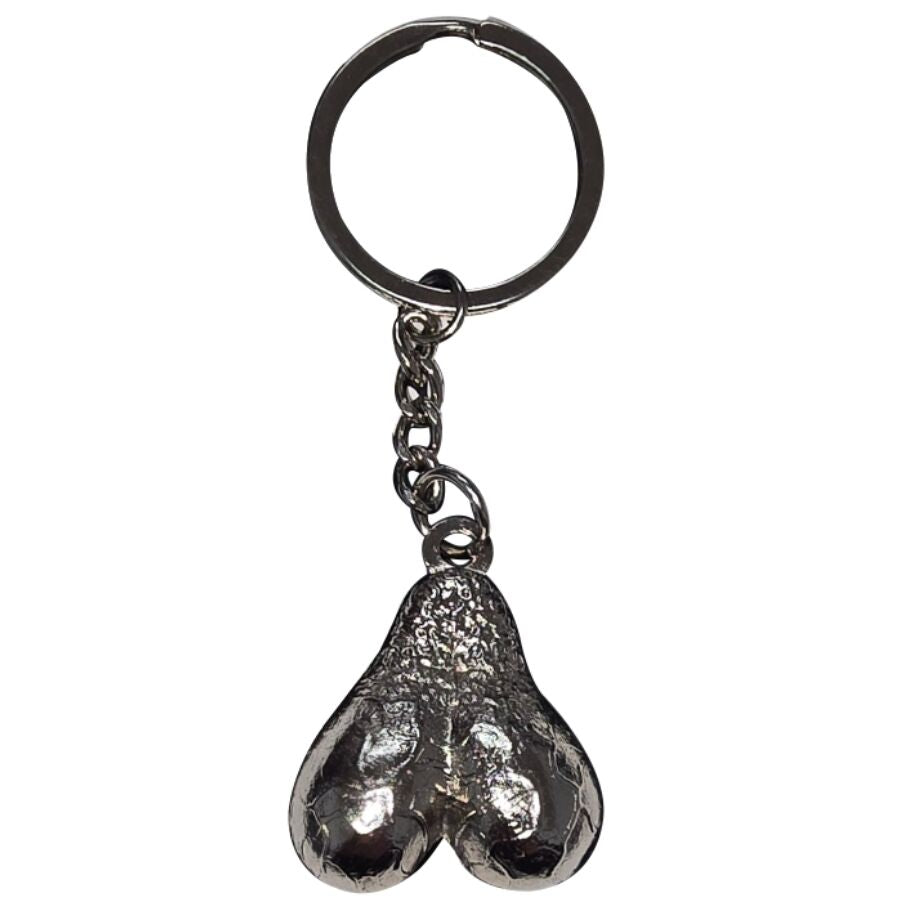 Porte-clés Humoristique Testicules Métal Argenté - Diablo Picante