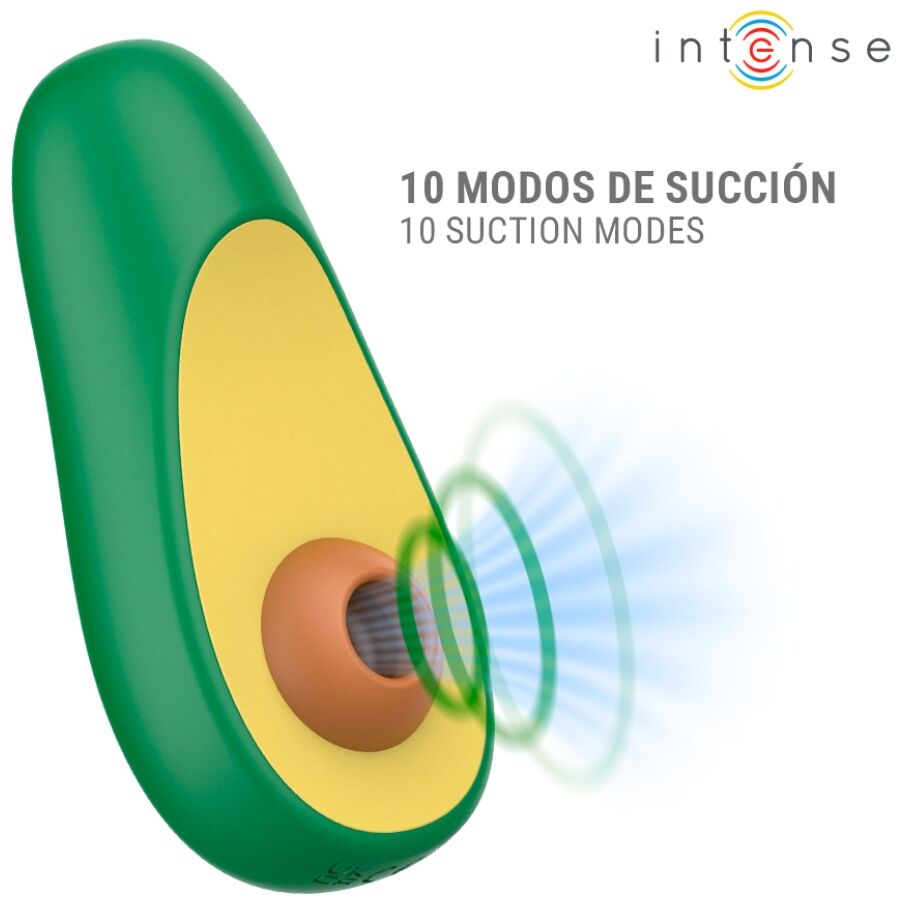 Stimulateur Clitoridien à Succion Waki Avocado - Intense Fun Toys