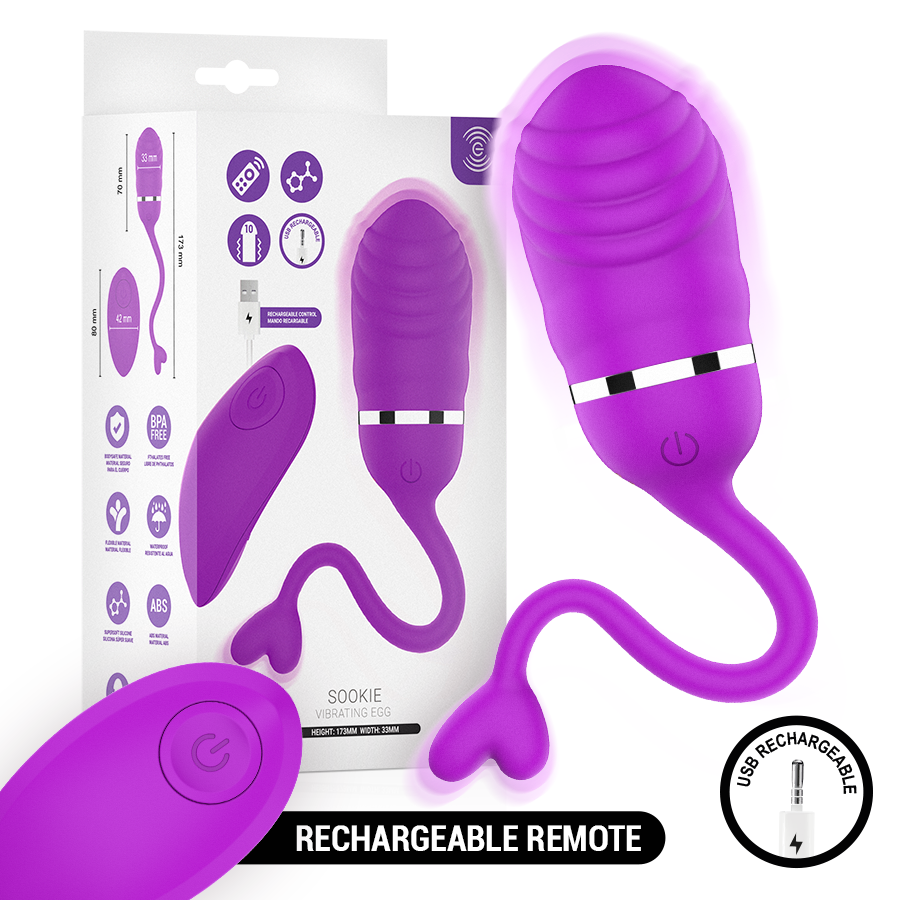 Œuf Vibrant Sookie Violet à Télécommande - Intense Remote Control