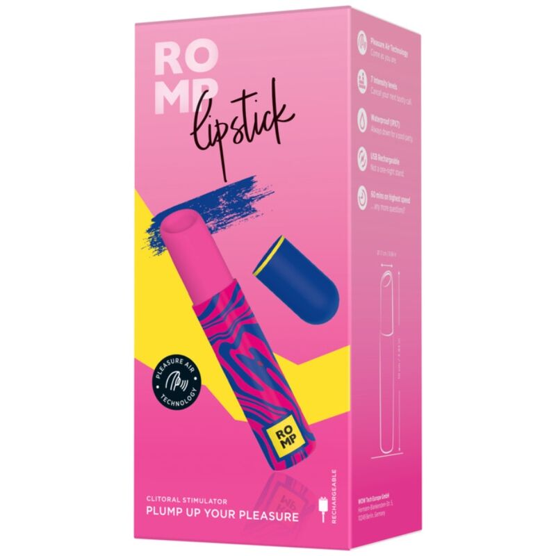 Stimulateur Clitoridien Lipstick 7 Niveaux - Romp