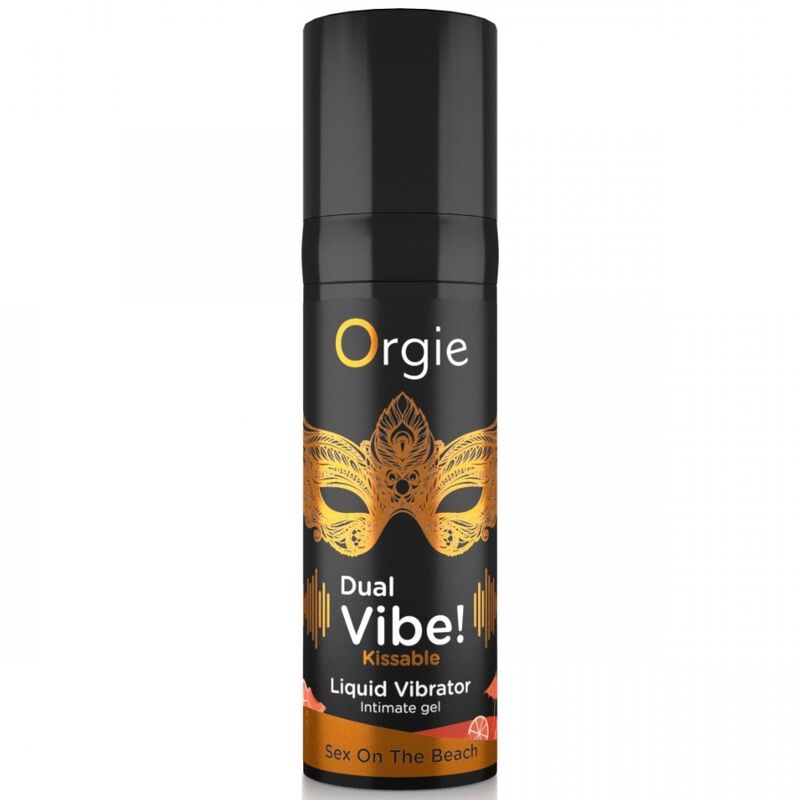 ORGIE - DOUBLE VIBRATION! SEXE SUR LA PLAGE VIBRATEUR LIQUIDE À EMBRASSER 15 ML