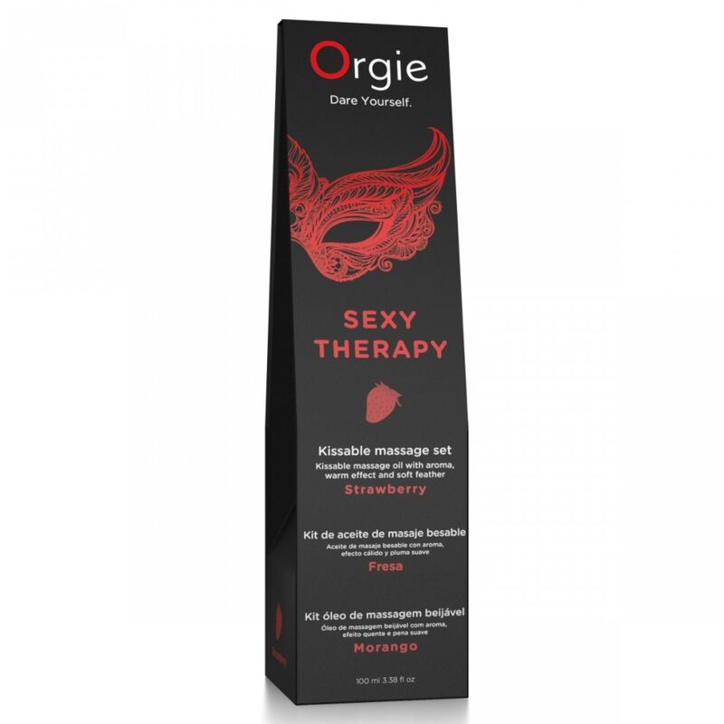 ORGIE - MASSAGE DES LÈVRES COFFRET DE MASSAGE KISSABLE À LA FRAISE 100 ML