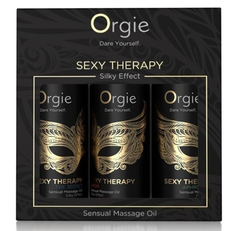 ORGIE - COLLECTION MINI THÉRAPIE SEXY HUILES DE MASSAGE SENSUELLES 3 X 30 ML