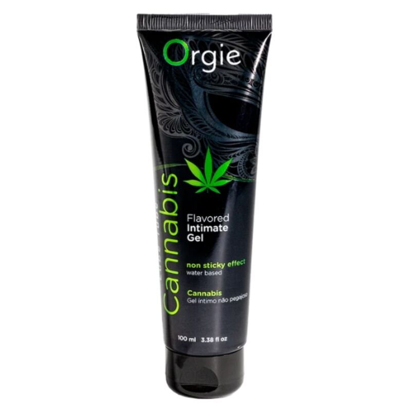 ORGIE - TUBE DE LUBRIFIANT AU CANNABIS, GEL INTIME À BASE DE EAU, 100 ML