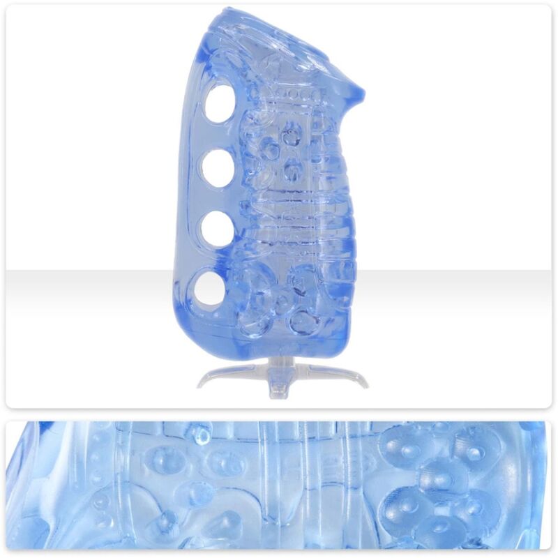 FLESHLIGHT – FLESHSKINS GRIP BLUE ICE MASTURBATEUR MANUEL HOMME BLEU