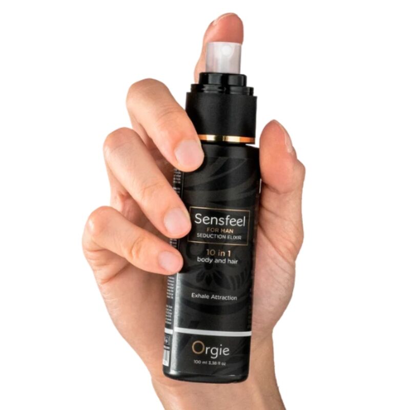 ORGIE - SENSFEEL POUR HOMME ÉLIXIR DE SÉDUCTION 10 EN 1 CORPS ET CHEVEUX 100 ML