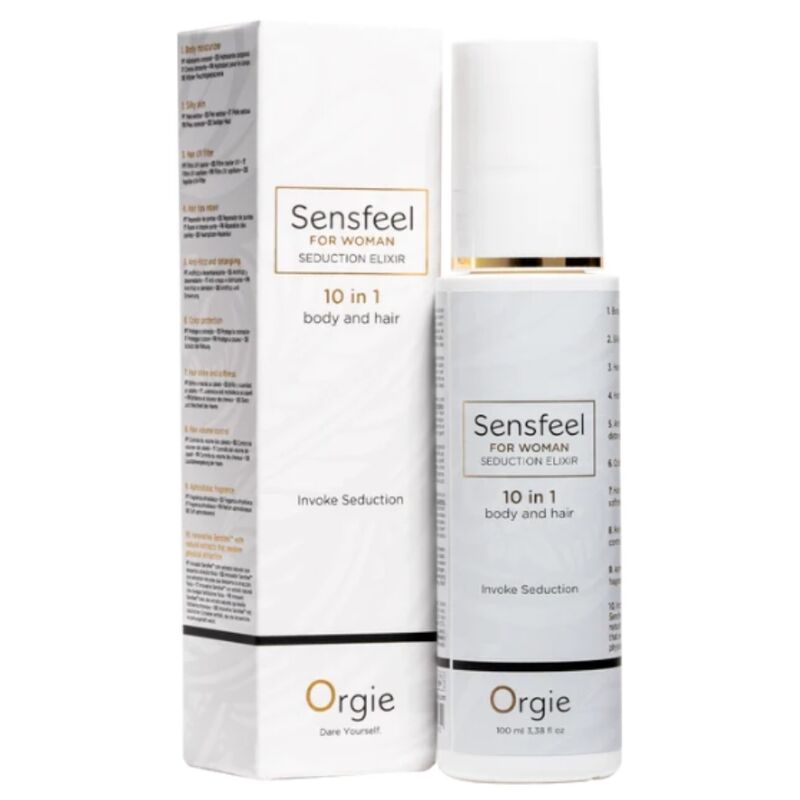 ORGIE - SENSFEEL ÉLIXIR DE SÉDUCTION POUR FEMME 10 EN 1 CORPS ET CHEVEUX 100 ML