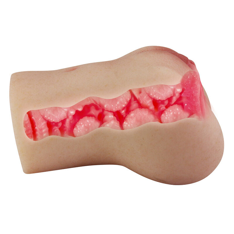 PRETTY LOVE - VESPERA MASTURBATEUR COMPACT EN SILICONE NATUREL À VIVRE RÉALISTE