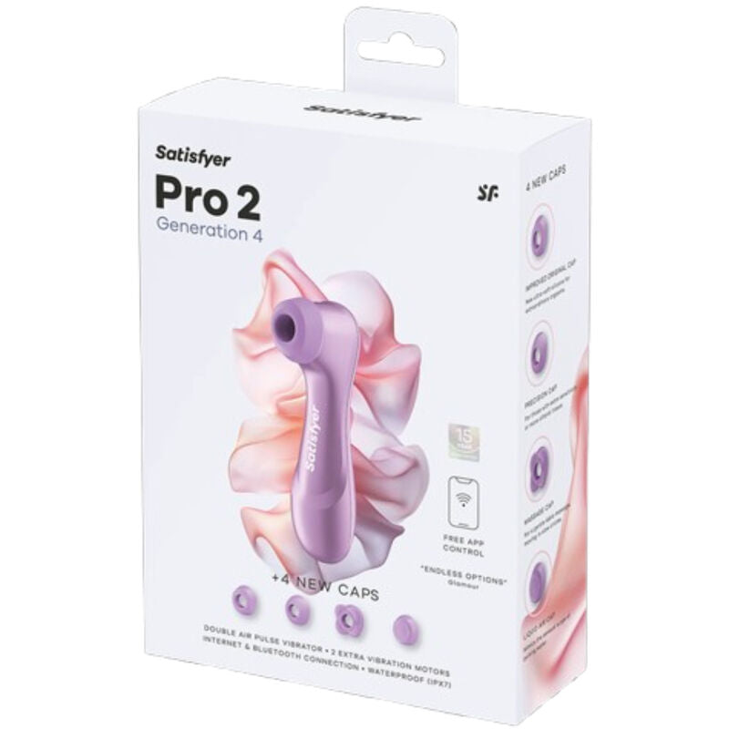 SATISFYER - PRO 2 GÉNÉRATION 4 STIMULATEUR CLITORIAL AMÉTHYSTE