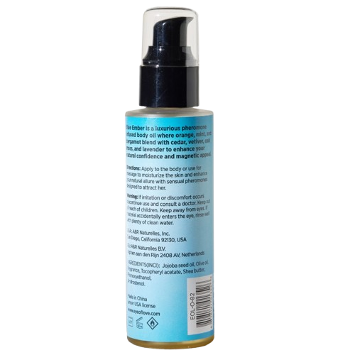 EYE OF LOVE - HUILE CORPORELLE AUX PHÉROMONES BLOOM BLUE EMBER 120 ML