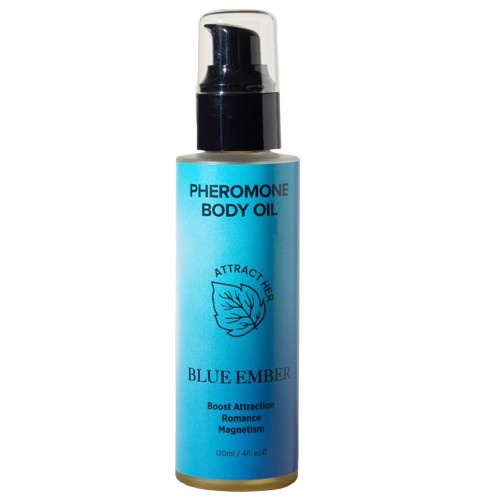 EYE OF LOVE - HUILE CORPORELLE AUX PHÉROMONES BLOOM BLUE EMBER 120 ML