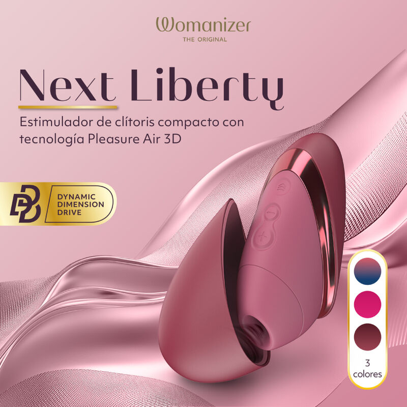 WOMANIZER - STIMULATEUR CLITORIAL À SUCCION NEXT 14 NIVEAUX D'INTENSITÉ BORDEAUX