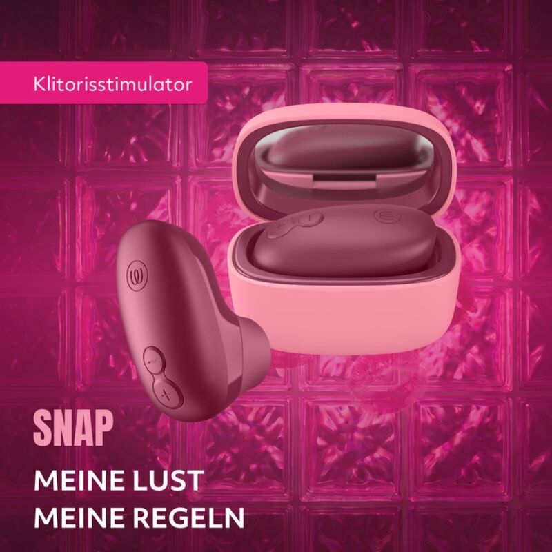 Womanizer Snap Stimulateur Clitoridien à Succion 6 Intensités Baie Écrasée