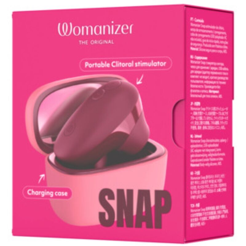 Womanizer Snap Stimulateur Clitoridien à Succion 6 Intensités Baie Écrasée